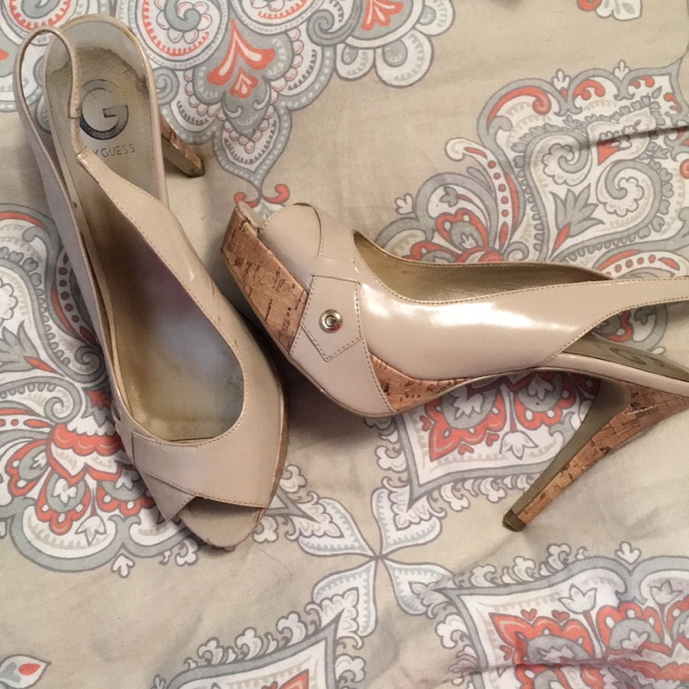 Guess Sling Back Heels